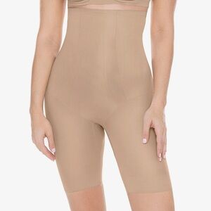 Miraclesuit 3X Instant Tummy Tuck High-Waist Thighslimmer Nude Women Tan bottom